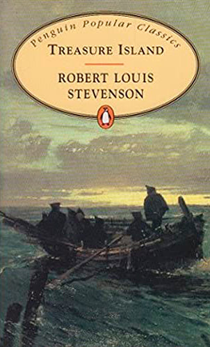 Book cover of Treasure Island by Robert Louis Stevenson