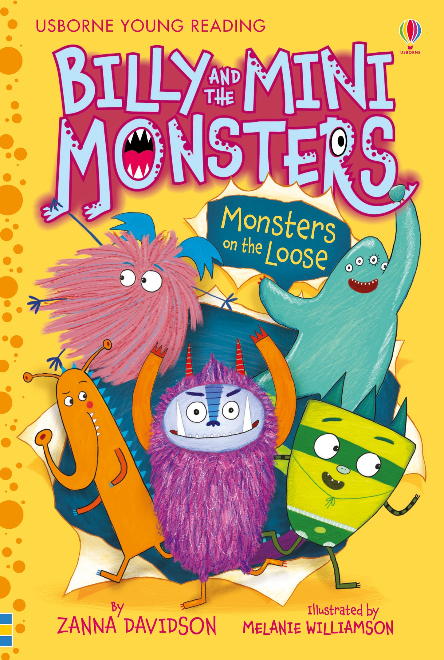 Book cover of Monsters On The Loose by Zanna Davidson (Contrib.)