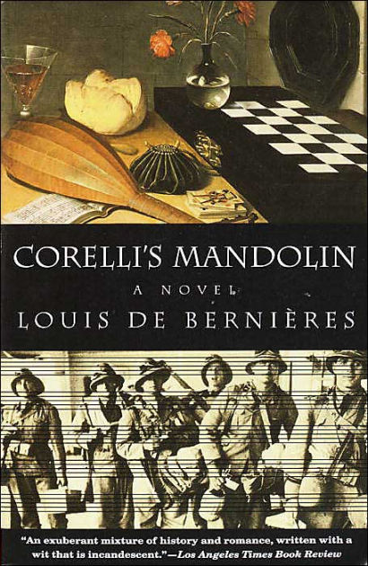 Book cover of Corelli’s Mandolin by Louis de Bernières