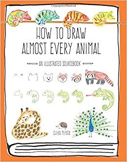 Book cover of How To Draw Almost Every Animal: An Illustrated Sourcebook by Chika Miyata