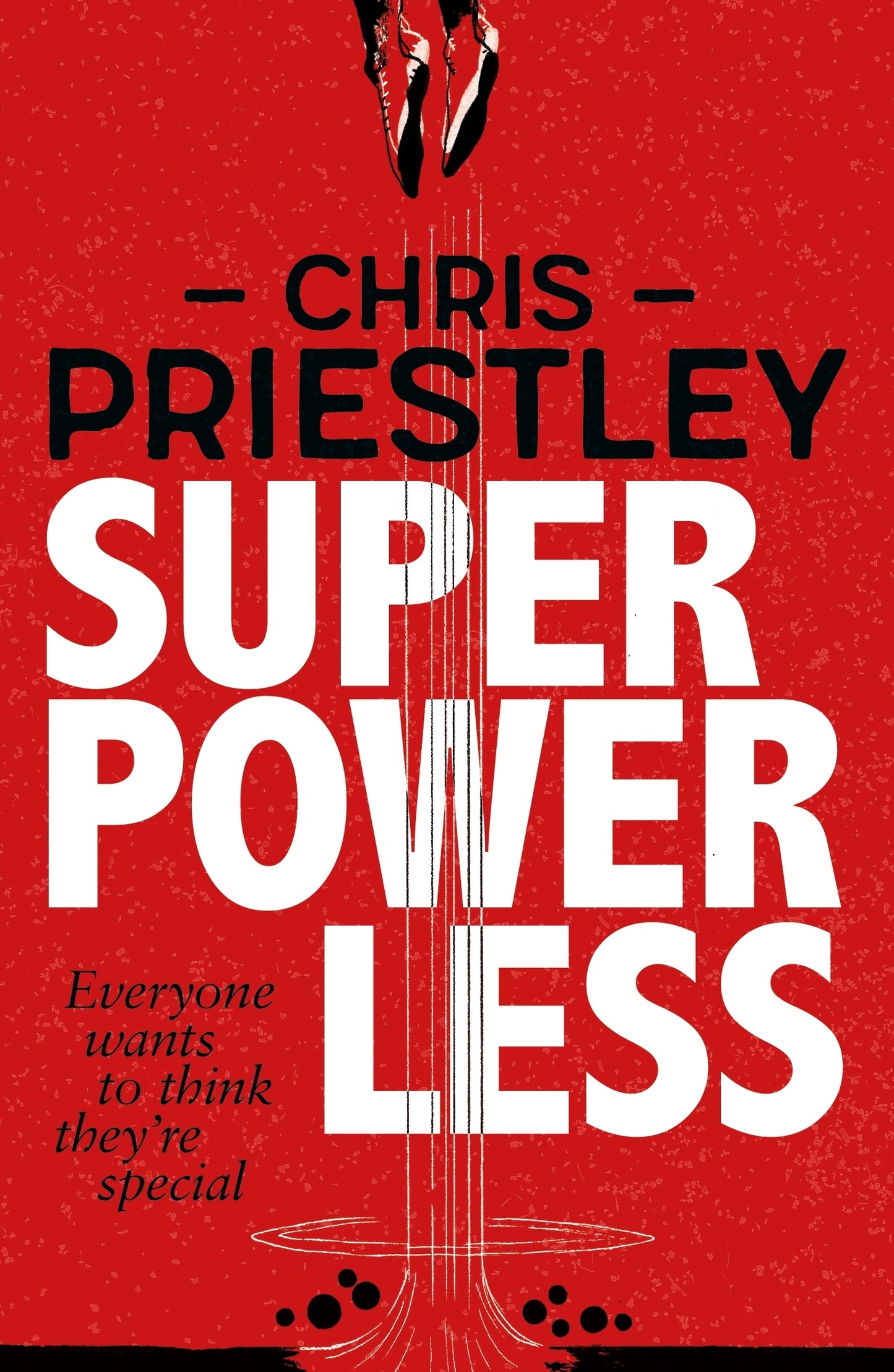 Book cover of Superpowerless by Chris Priestley