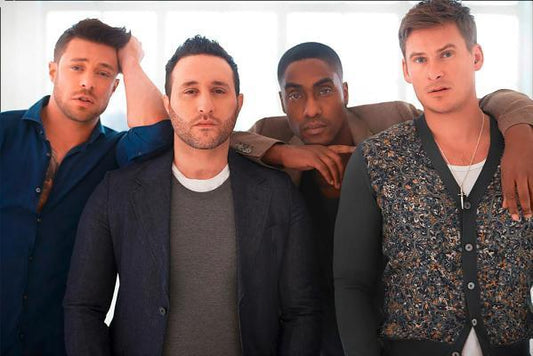Book cover of Blue: All Rise: Our Story by Antony Costa, Duncan James, Lee Ryan, Simon Webbe, Caroline Frost (With)