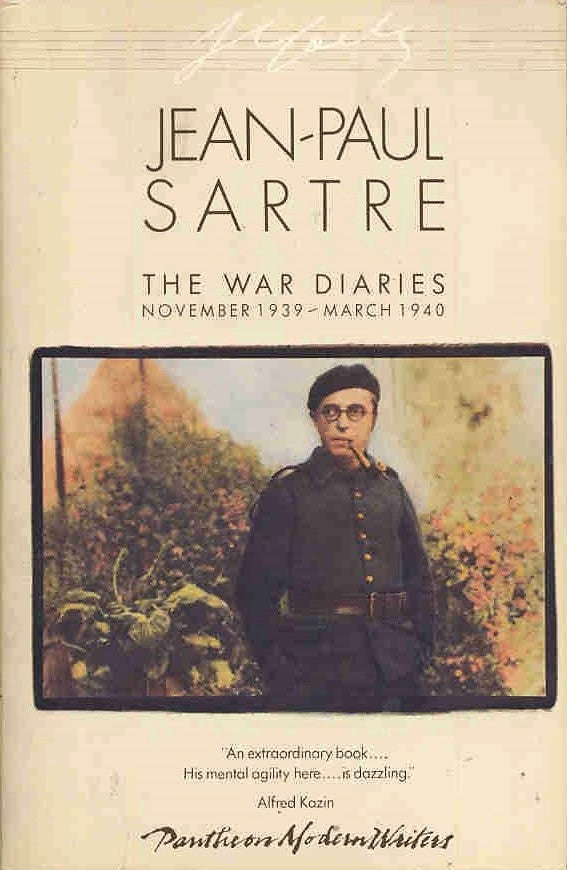 Book cover of The War Diaries: November 1939 - March 1940 by Jean-Paul Sartre, Quintin Hoare (Trans.)