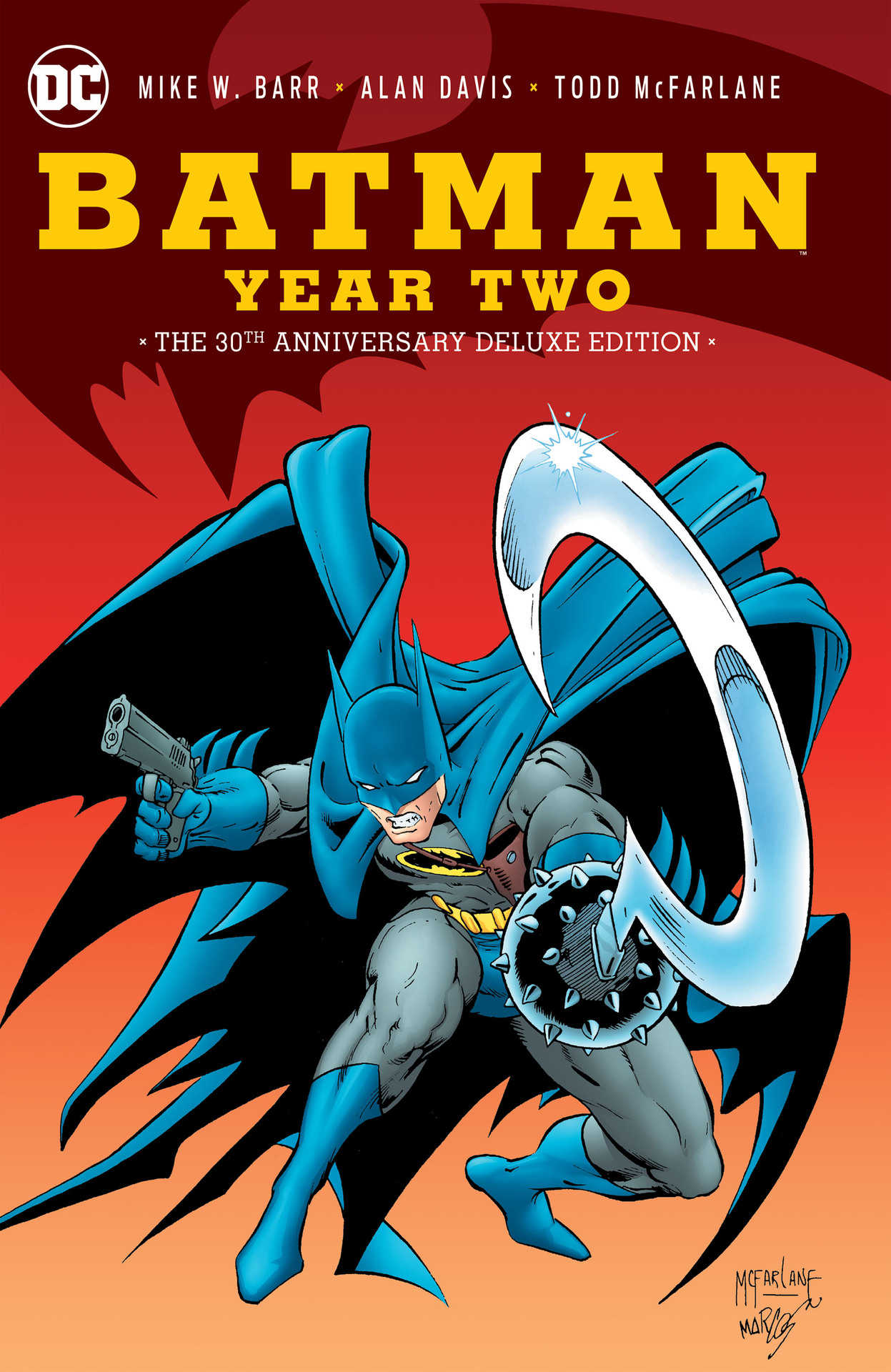 Book cover of Batman: Year Two by Mike W. Barr, Alan Davis (Illus.), Todd McFarlane (Illus.)