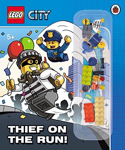 Book cover of LEGO City: Thief On The Run Storybook by Lego