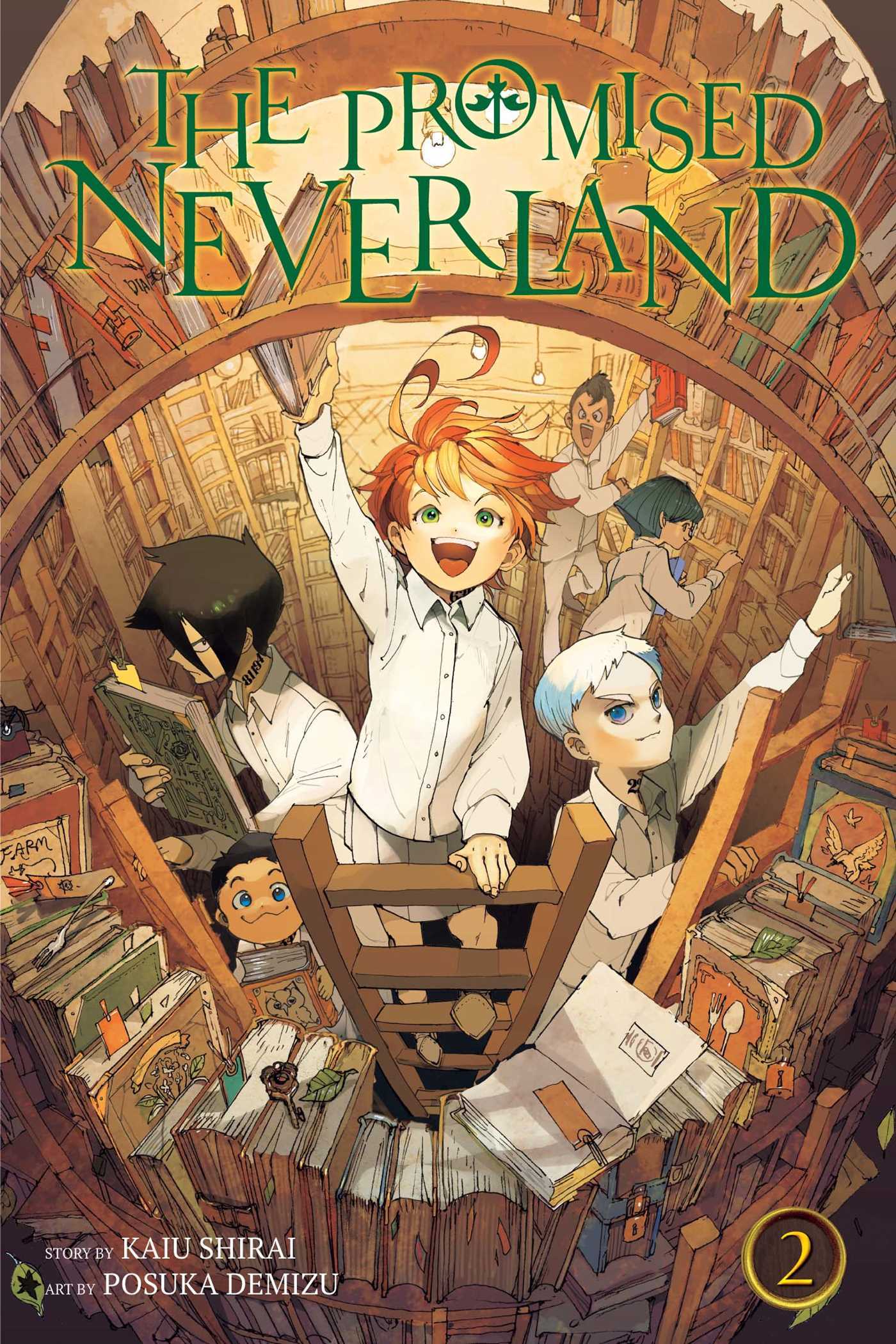 Book cover of The Promised Neverland, Vol. 2 by Kaiu Shirai, Posuka Demizu (Illus.)
