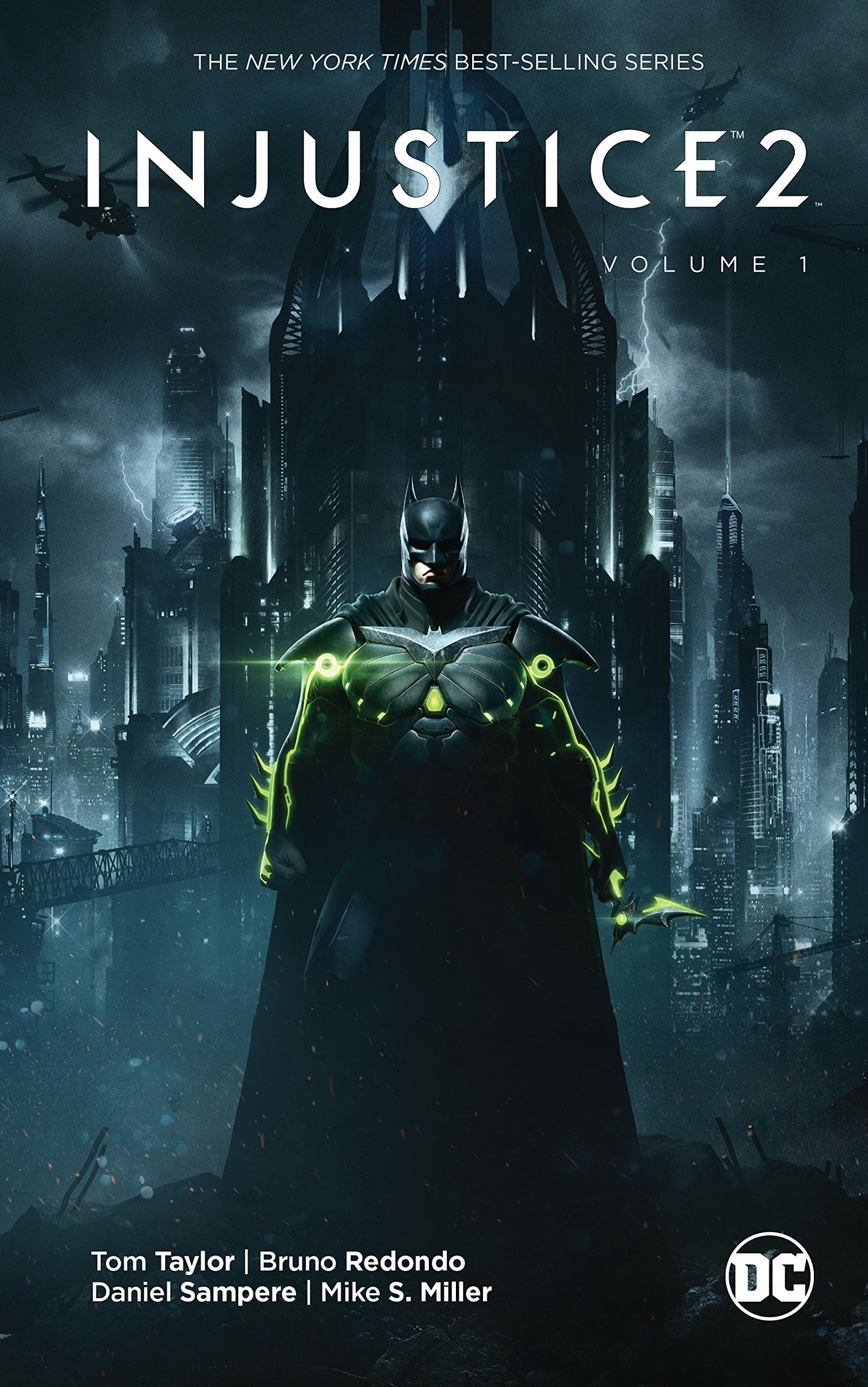 Book cover of Injustice 2 1 by Tom Taylor, Bruno Redondo (Illus.)