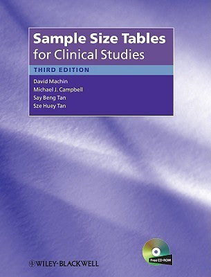 Book cover of Sample Size Tables For Clinical Studies by David Machin, Michael J. Campbell
