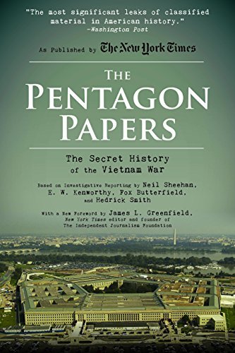 Book cover of The Pentagon Papers: The Secret History of the Vietnam War by Neil Sheehan, Hedrick Smith, E.W. Kenworthy, Fox Butterfield, James L. Greenfield (Foreword)