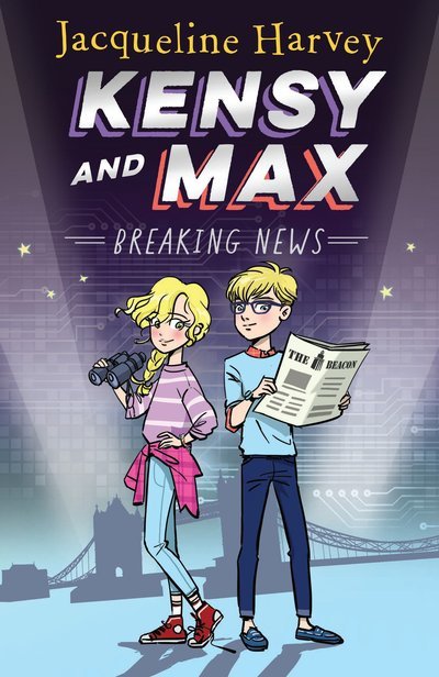 Book cover of Breaking News by Jacqueline Harvey