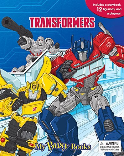 Book cover of Transformers My Busy Books - Storybook, 10 Figurines, Playmat by Phidal Publishing