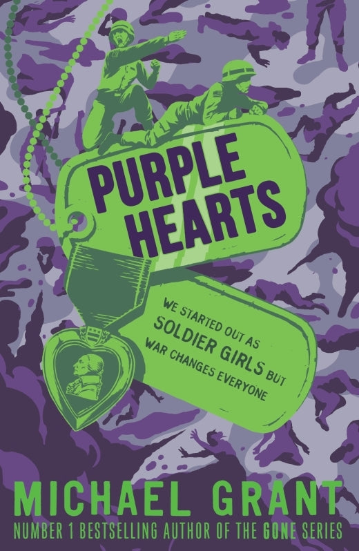 Book cover of Purple Hearts by Michael Grant