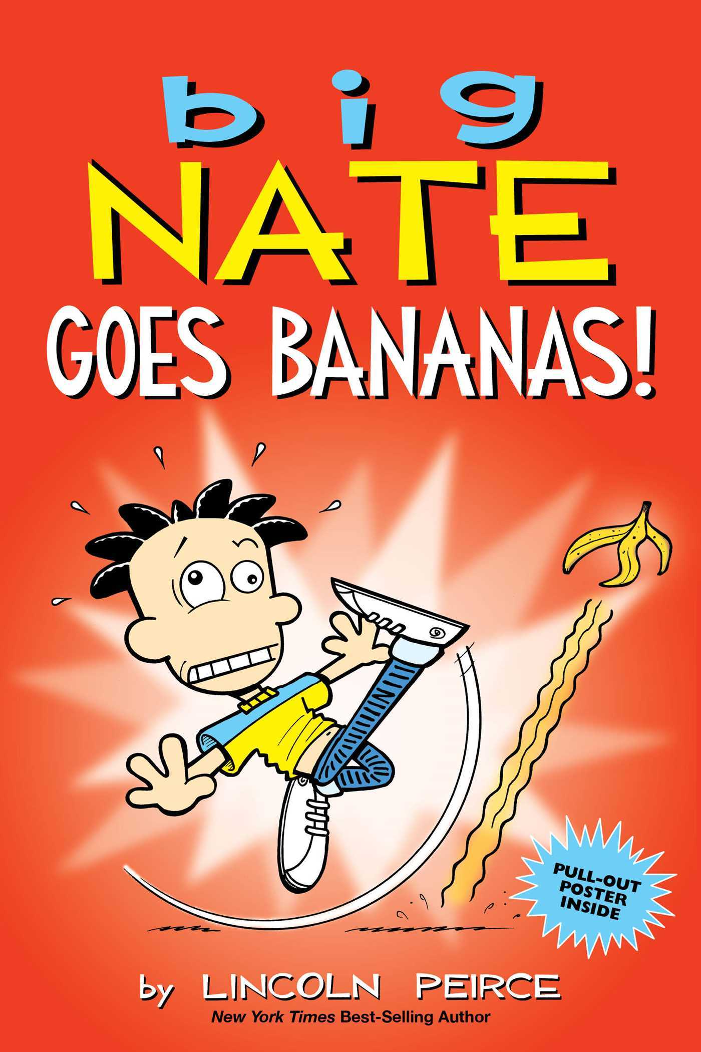 Book cover of Big Nate Goes Bananas! by Lincoln Peirce