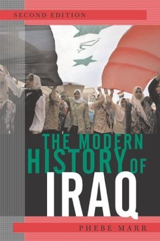 Book cover of The Modern History of Iraq by Phebe Marr