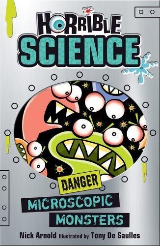Book cover of Microscopic Monsters by Nick Arnold