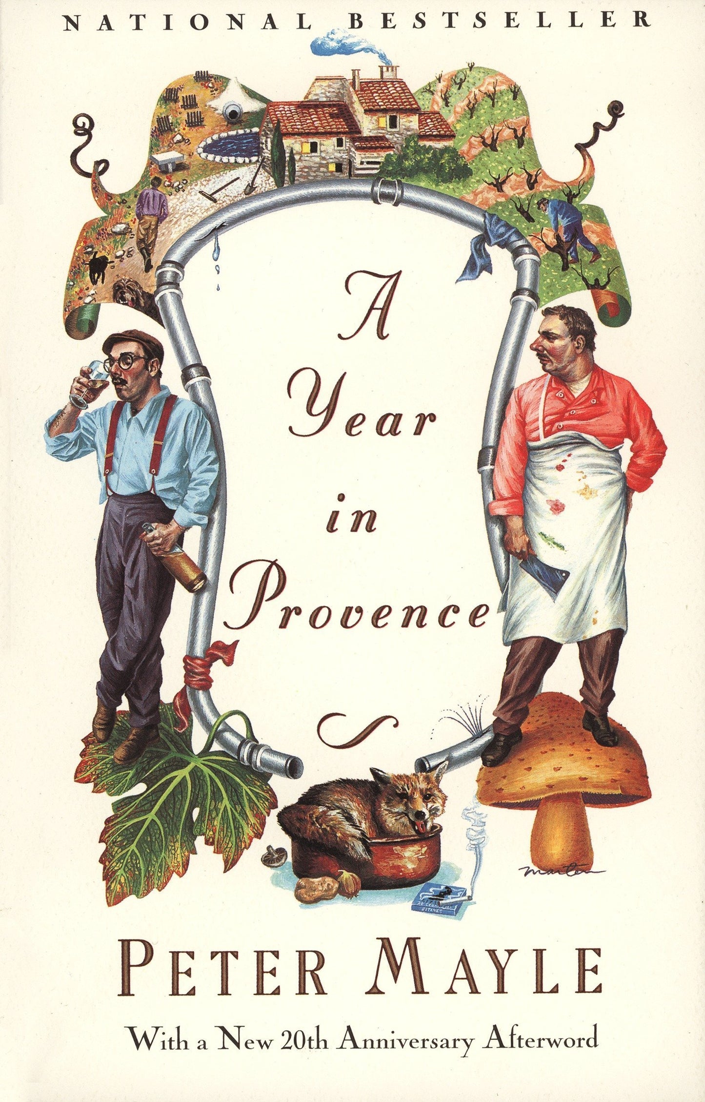 Book cover of A Year in Provence by Peter Mayle