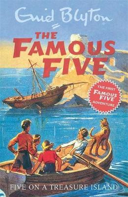 Book cover of Five on a Treasure Island by Enid Blyton, Eileen A. Soper (Illus.)
