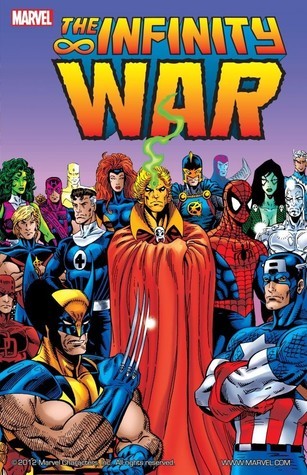 Book cover of Infinity War by Jim Starlin, Ron Lim (Illus.)