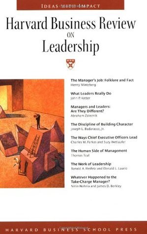 Book cover of Harvard Business Review On Leadership by John P. Kotter