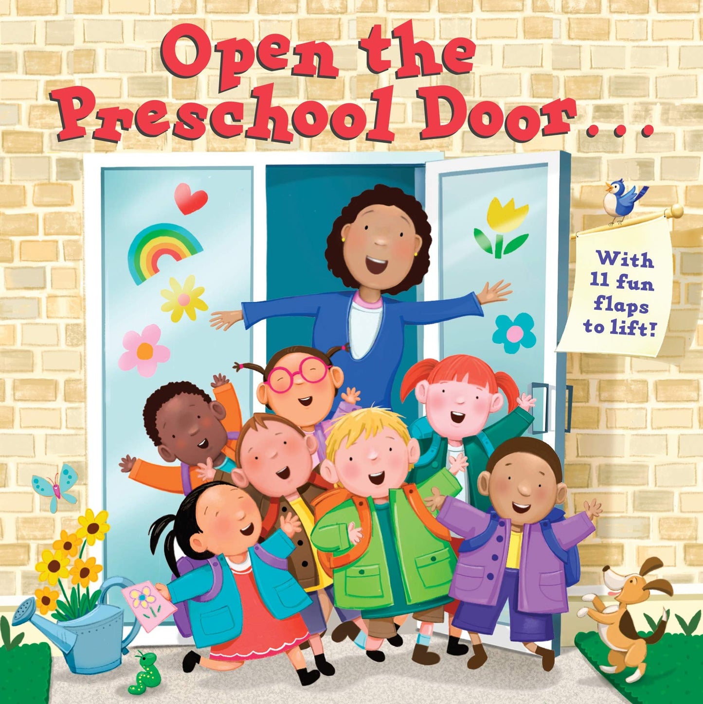 Book cover of Open The Preschool Door by Christopher Santoro (Illus.)