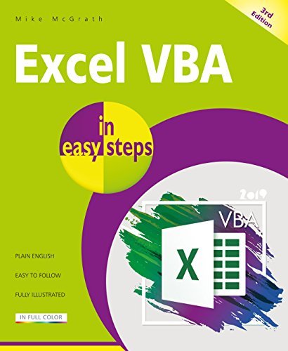 Book cover of Excel VBA In Easy Steps by Mike McGrath