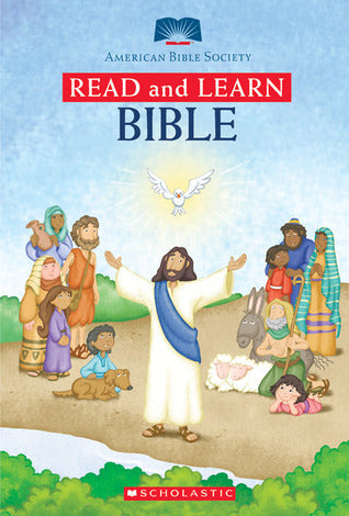 Book cover of Read And Learn Bible by Eva Moore (Retold by), Scholastic Inc., Duendes del Sur (Illus.)