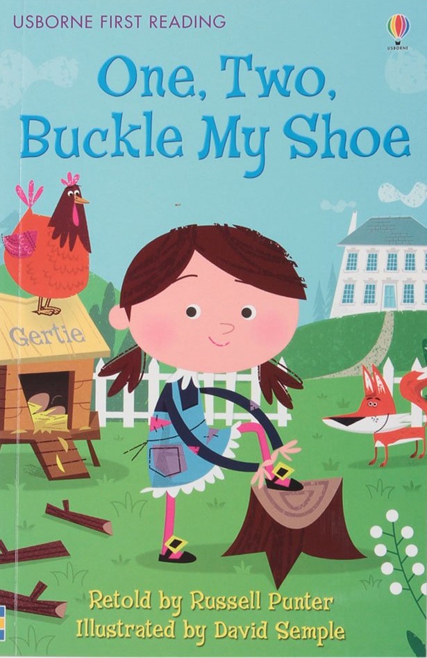 Book cover of One, Two, Buckle My Shoe by Russell Punter (Retold by), David Semple (Illus.)