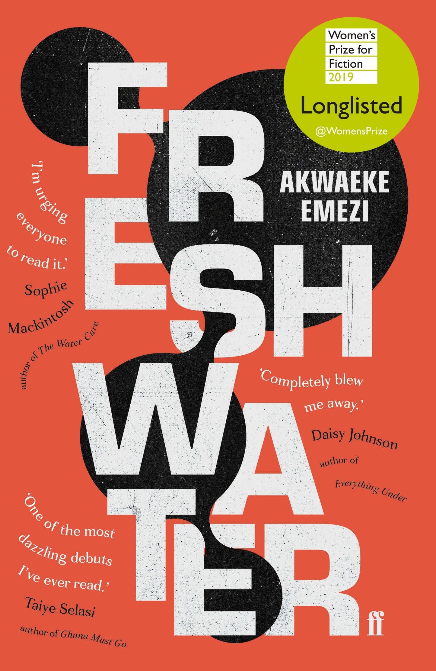 Book cover of Freshwater by Akwaeke Emezi