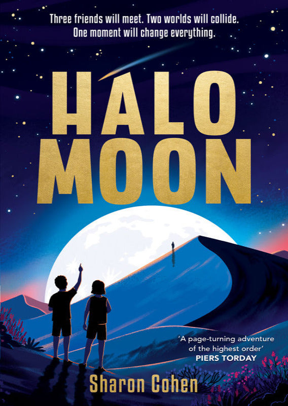 Book cover of Halo Moon by Sharon Cohen