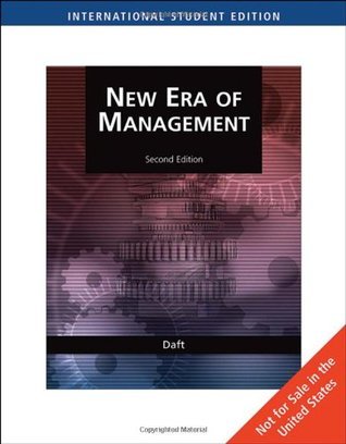 Book cover of New Era of Management by Richard Daft (Author)