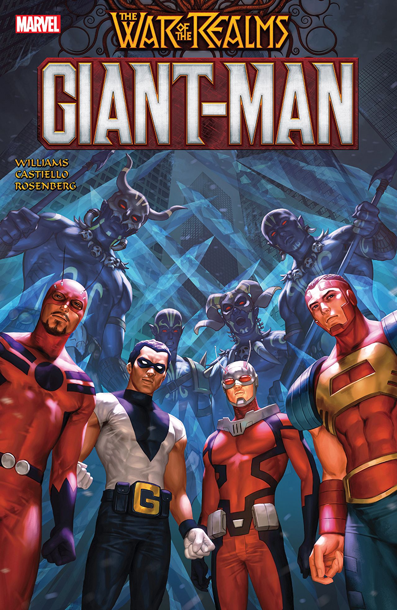 Book cover of The War of the Realms: Giant-Man by Leah Williams