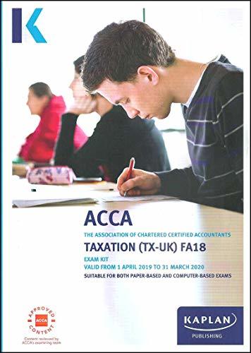 Book cover of Taxation Tx Fa18 by Kaplan Publishing