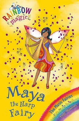 Book cover of Maya The Harp Fairy by Daisy Meadows, Georgie Ripper (Illus.)