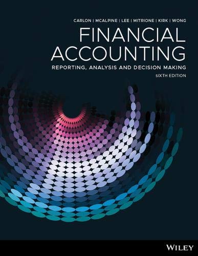 Book cover of Financial Accounting: Reporting, Analysis And Decision Making by Shirley Carlon, Rosina McAlpine, Chrisann Lee, Lorena Mitrione, Ngaire Kirk, Lily Wong