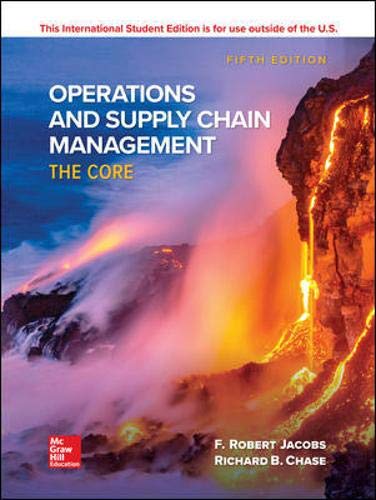 Book cover of Ise Operations And Supply Chain Management: The Core by F. Robert Jacobs, Richard B. Chase