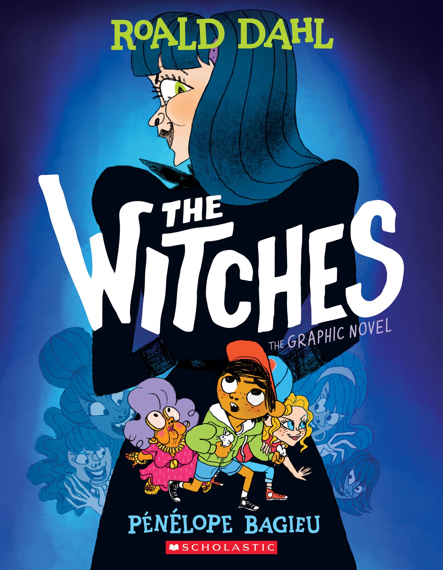 Book cover of The Witches: The Graphic Novel by Pénélope Bagieu, Roald Dahl