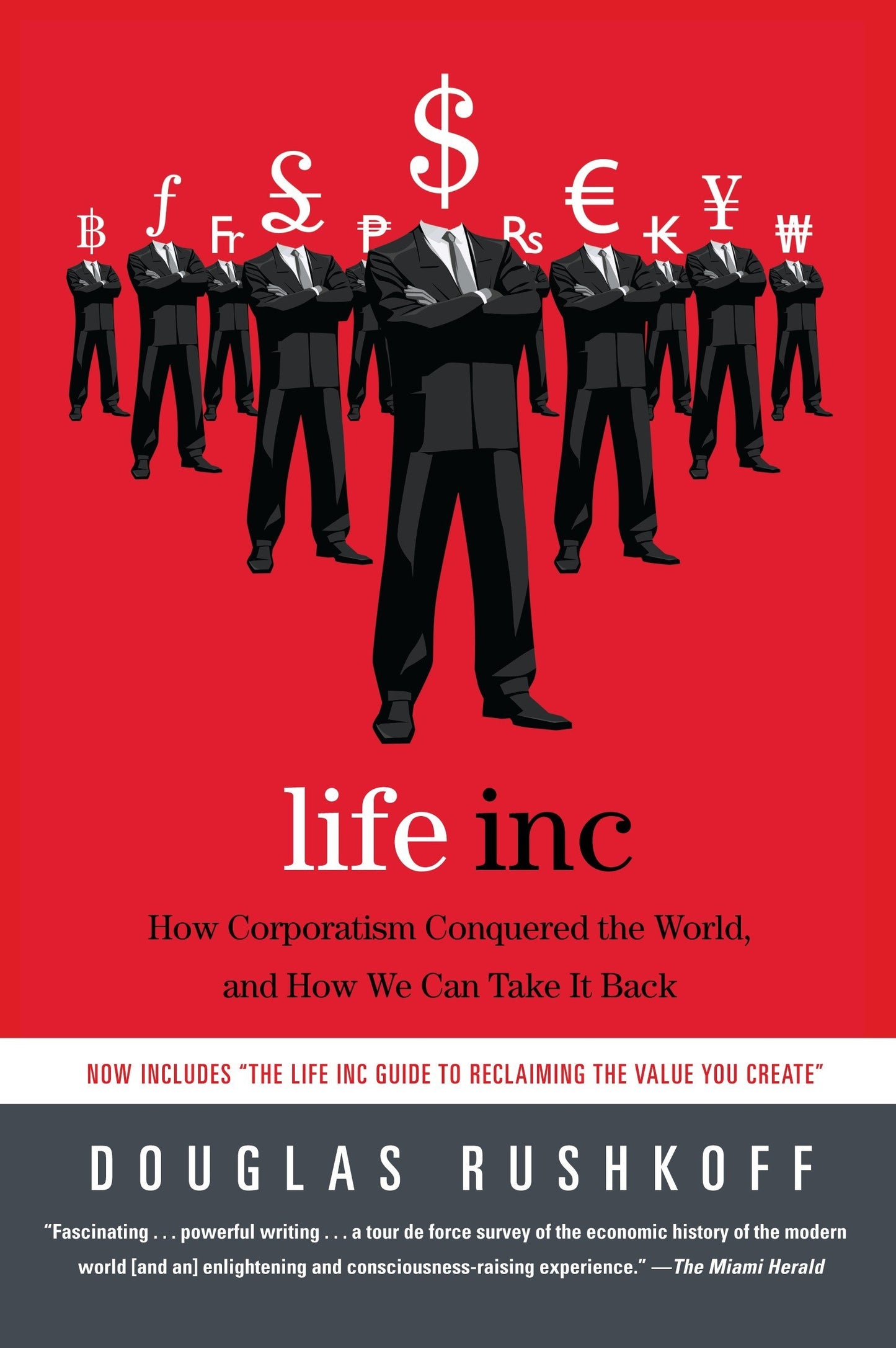 Book cover of Life Inc.: How The World Became A Corporation And How To Take It Back by Douglas Rushkoff