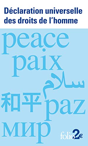 Book cover of Declaration Universelle Des Droits De L'homme: Dans 6 Langues ONU by Various