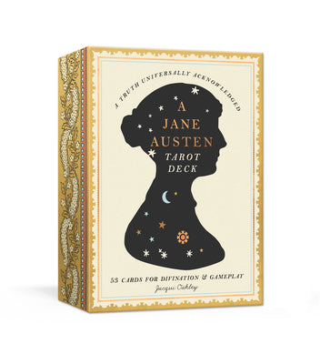 Book cover of A Jane Austen Tarot Deck: 53 Cards For Divination And Gameplay by Jacqui Oakley