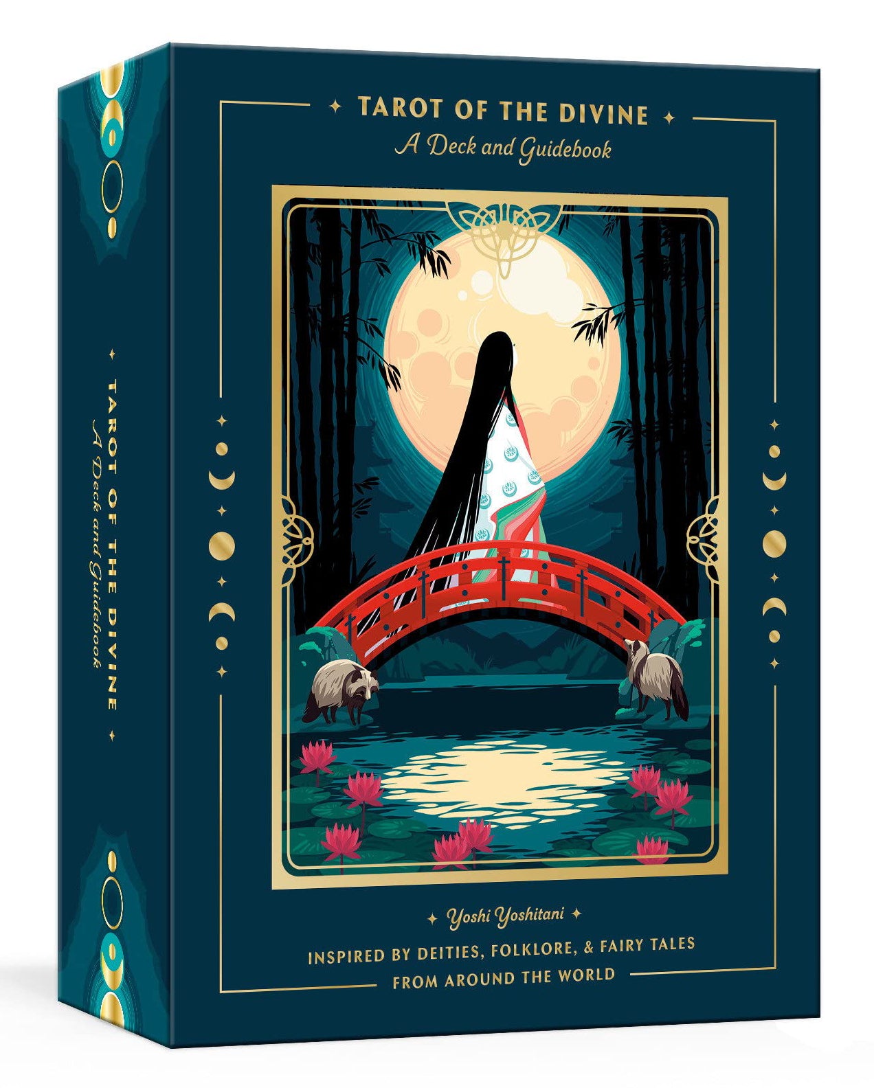 Book cover of Tarot Of The Divine: A Deck And Guidebook Inspired By Deities, Folklore, And Fairy Tales From Around The World by Yoshi Yoshitani