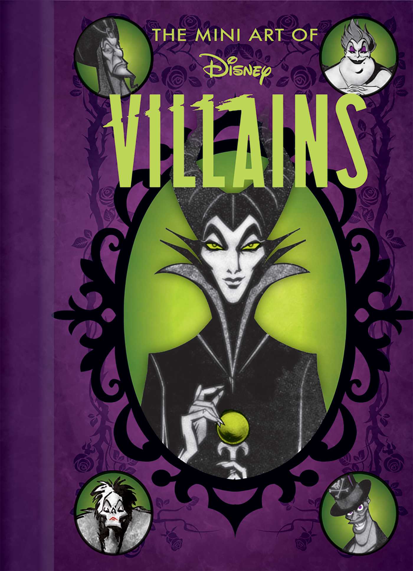 Book cover of Disney: The Mini Art Of Disney Villains | Disney Villains Art Book by Brooke Vitale
