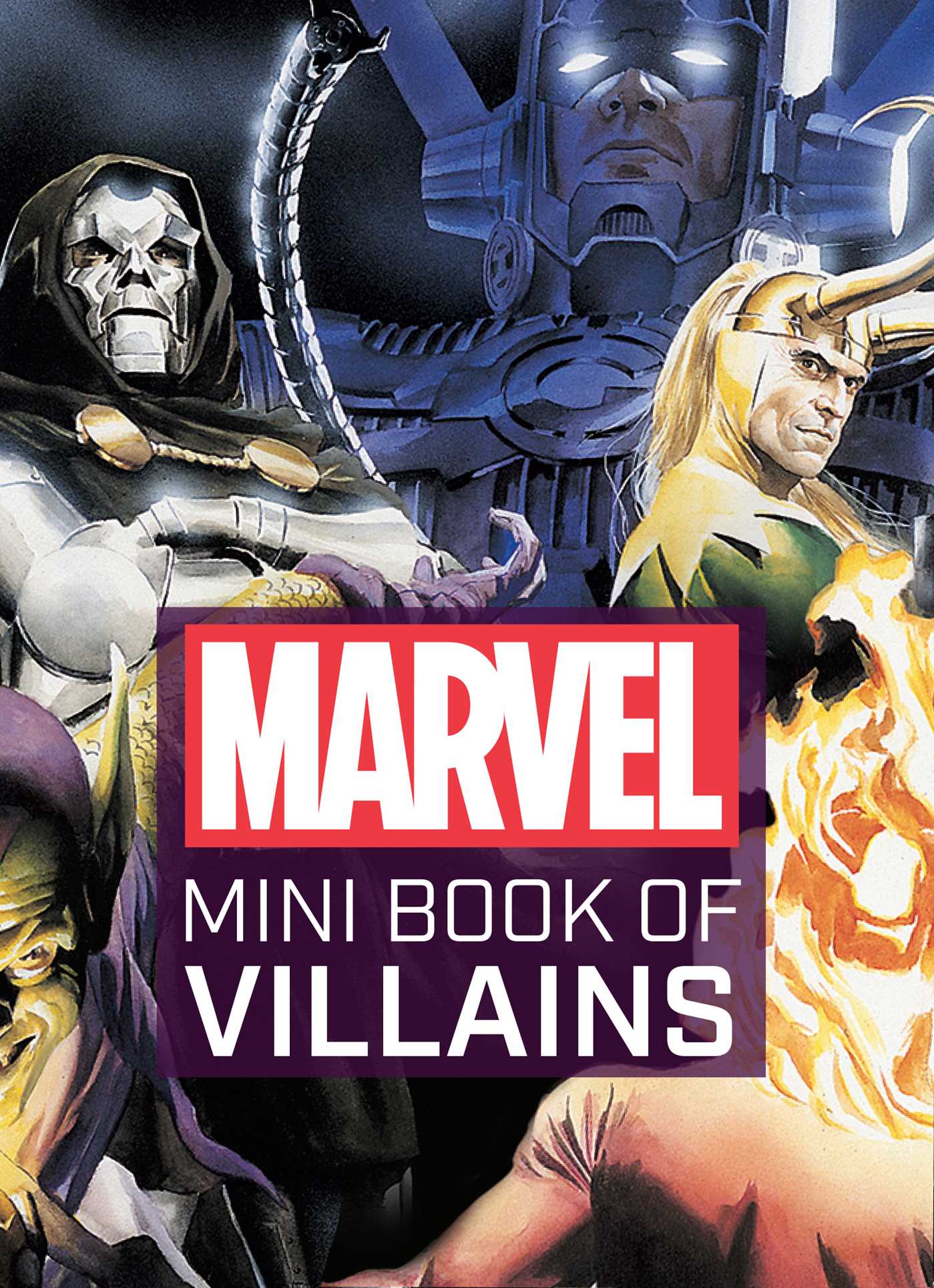 Book cover of Marvel Comics: Mini Book of Villains by Scott Beatty