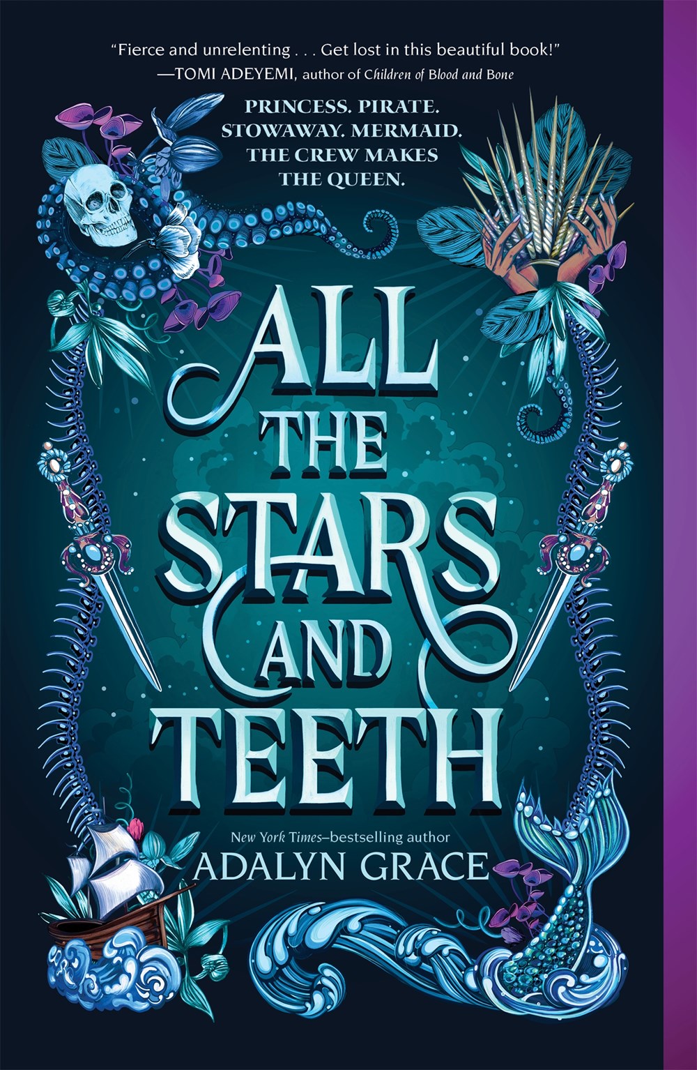 Book cover of All The Stars And Teeth by Adalyn Grace