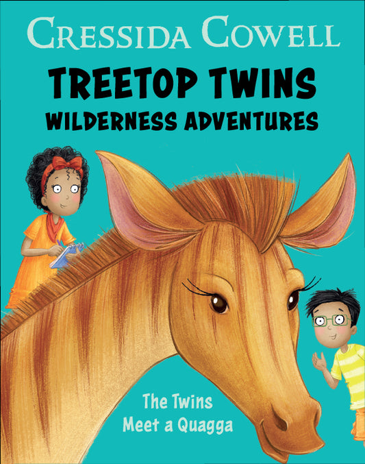 Book cover of The Twins Meet a Quagga by Cressida Cowell