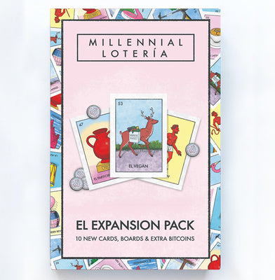 Book cover of Millennial Lotería: El Expansion Pack by Mike Alfaro (Creator), Gerardo Guillén (Designer), Blue Star Press (Producer)