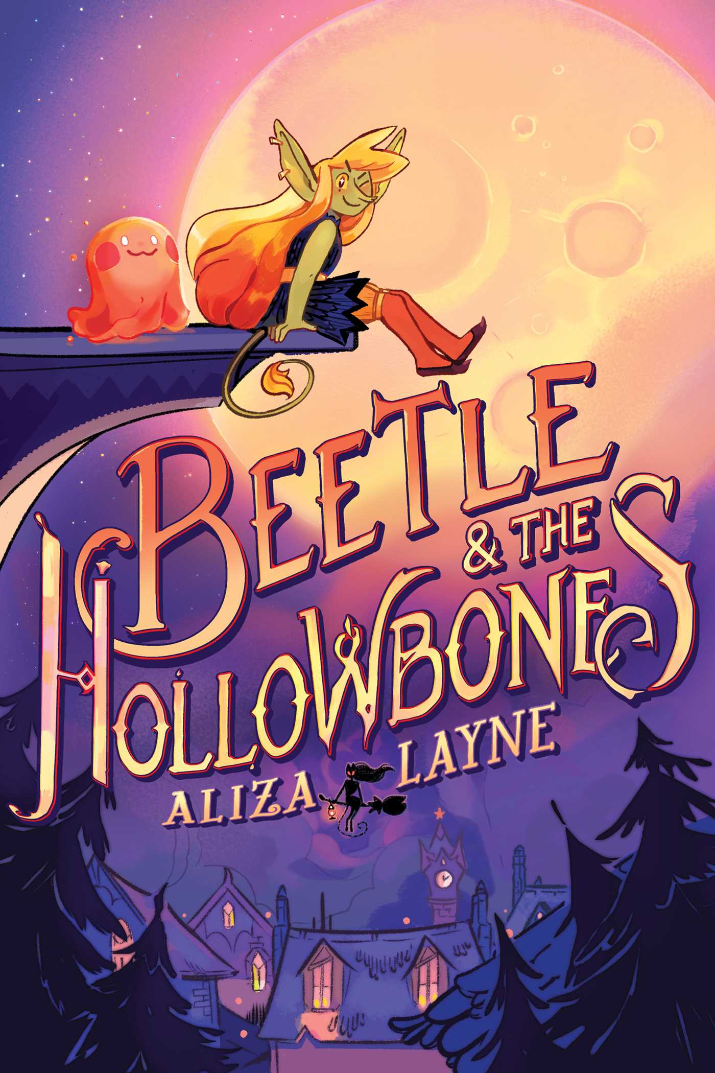 Book cover of Beetle & The Hollowbones by Aliza Layne