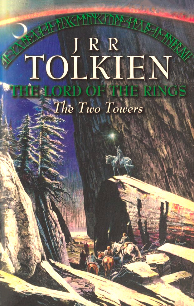 Book cover of The Two Towers by J.R.R. Tolkien