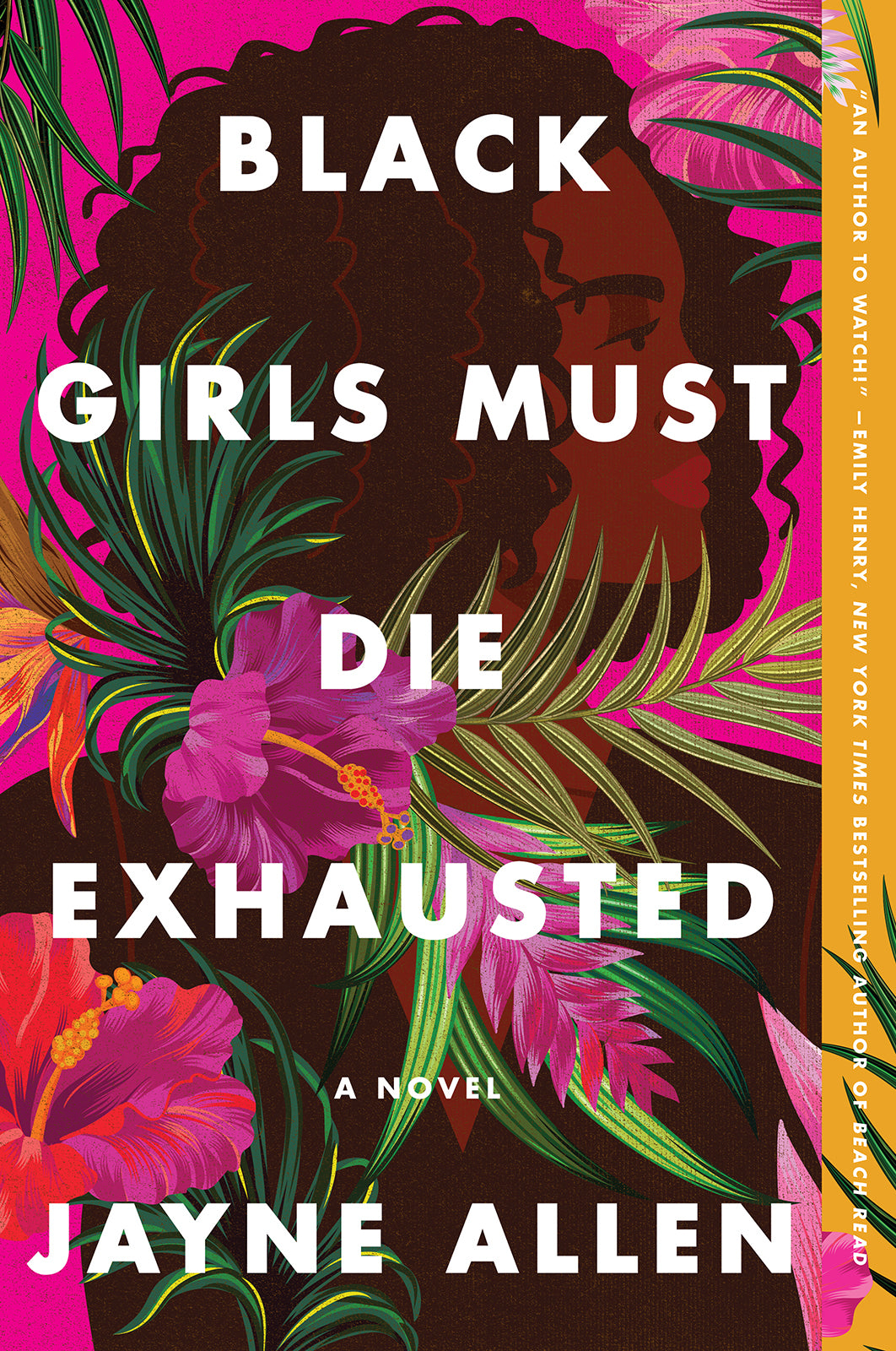 Book cover of Black Girls Must Die Exhausted by Jayne Allen