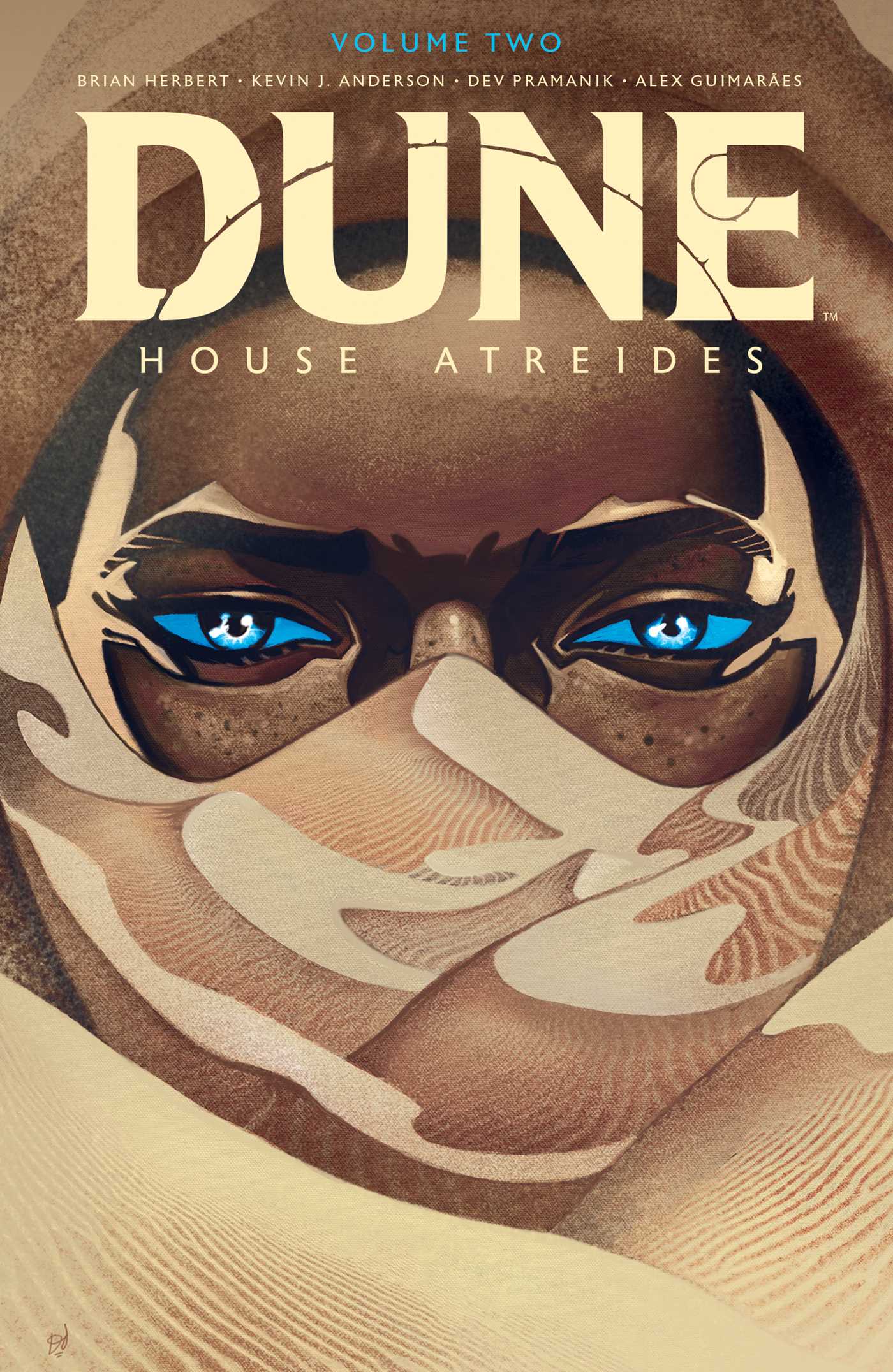 Book cover of Dune: House Atreides, Volume Two by Brian Herbert, Kevin J. Anderson, Dev Pramanik (Illus.), Mariano Taibo (Illus.), Raffaele Semeraro (Illus.), Alex Guimarães (Color Artist), Ed Dukeshire (Letterer)
