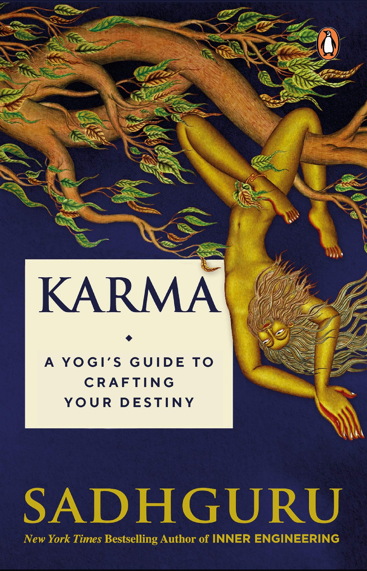 Book cover of Karma: A Yogi's Guide To Crafting Your Destiny by Sadhguru